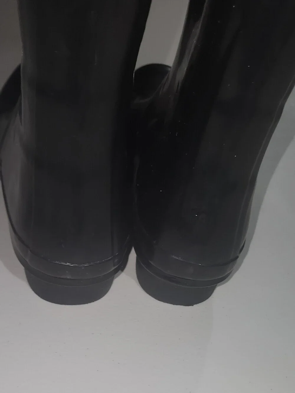 London Fog Tall Black Rain Boots Waterproof Women US Size 9
